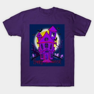 Spooky Haunted House T-Shirt